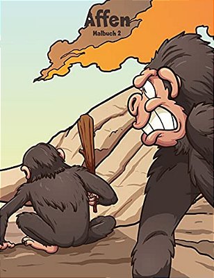 Affen-Malbuch 2-..