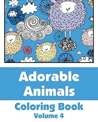 Adorable Animals Coloring Book-..