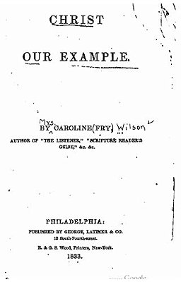 Christ Our Example-..