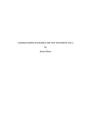 Understanding Your Bible-The New Testament-..