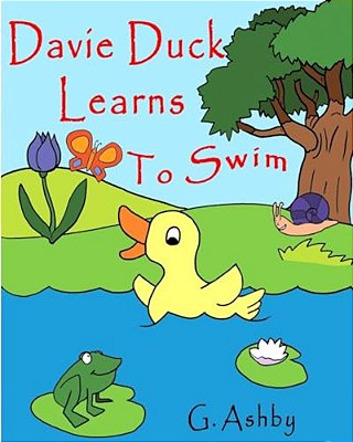Davie Duck Learns To Swim-..