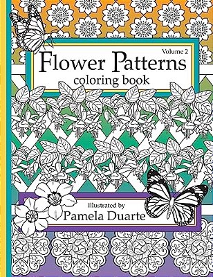Flower Patterns Coloring Book, Volume 2-..