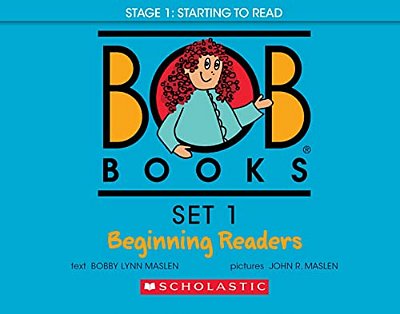 Bob Books - Set 1: Beginning Readers Hardcover Bind-Up Phonics, Ages 4 And Up, Kindergarten (Stage 1: Starting To Read)-..