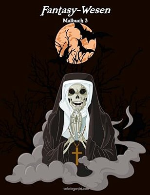 Malbuch Mit Fantasy-Wesen 3-..