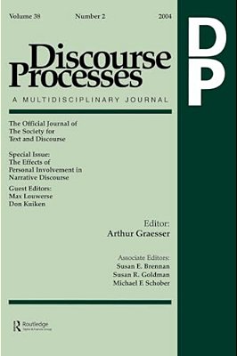 The Effects Of Personal Involvement In Narrative Discourse: A Special Issue Of Discourse Processes-..