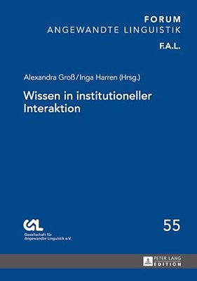 Wissen In Institutioneller Interaktion-..