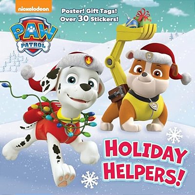 Holiday Helpers! (Paw Patrol): A Holiday Book For Kids And Toddlers With Over 30 Stickers-..