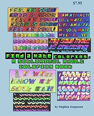 Find A Mate Coloring, A Subliminal Adult Coloring Book-..