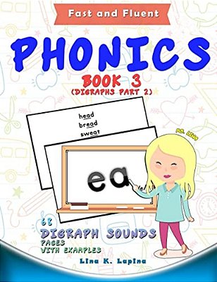 Phonics Flashcards (Digraph Sounds) Part2: 68 Flash Cards With Examples-..