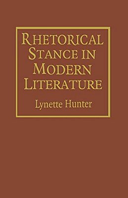 Rhetorical Stance In Modern Literature: Allegories Of Love And Death-..