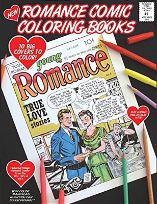 Romance Comic Coloring Book - #1-..