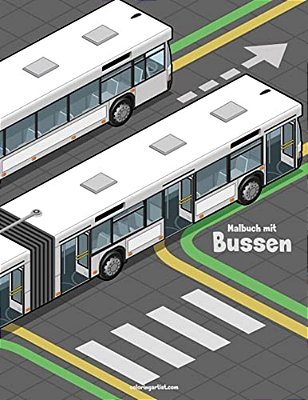 Malbuch Mit Bussen 1-..