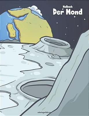 Malbuch Der Mond 1-..