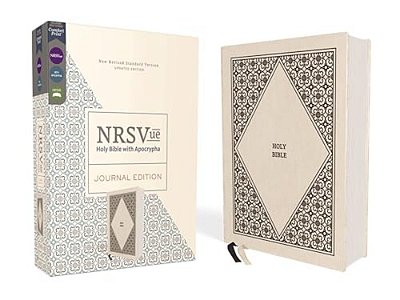 Nrsvue, Holy Bible With Apocrypha, Journal Edition, Cloth Over Board, Cream, Comfort Print-..