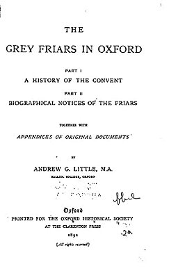 Grey Friars In Oxford-..