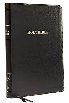 Kjv, Thinline Bible, Large Print, Imitation Leather, Black, Red Letter Edition-..