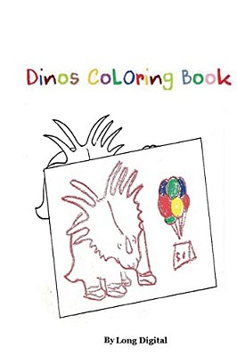 Dinos Coloring Book: Easy Draw, Trace And Color Dinosaurs-..