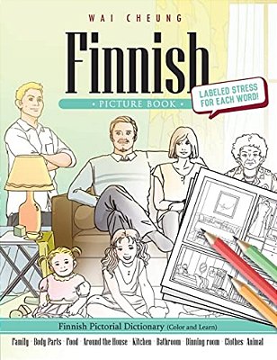 Finnish Picture Book: Finnish Pictorial Dictionary (Color And Learn)-..
