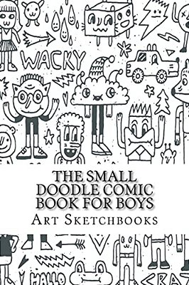 The Small Doodle Comic Book For Boys: Basic, 6" X 9", 100 Pages-..