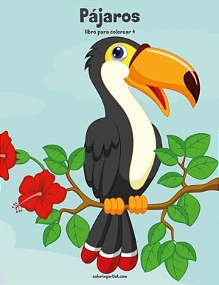 Pájaros Libro Para Colorear 4-..