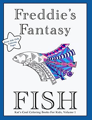 Freddie's Fantasy Fish Coloring Book-..