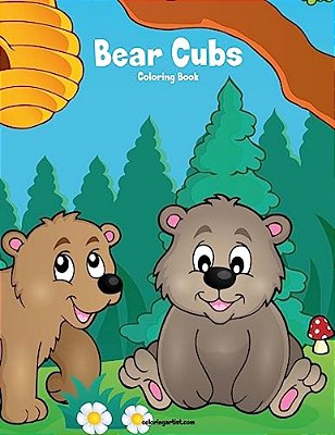 Bear Cubs Coloring Book 1-..