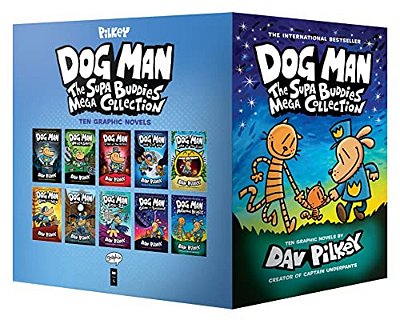 Boxed - Dog Man: The Supa Buddies Mega Collection: From The Creator Of Captain Underpants (Dog Man #1-10 Box Set)-..