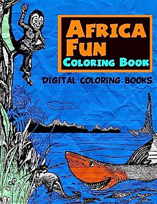 Africa Fun Coloring Book-..