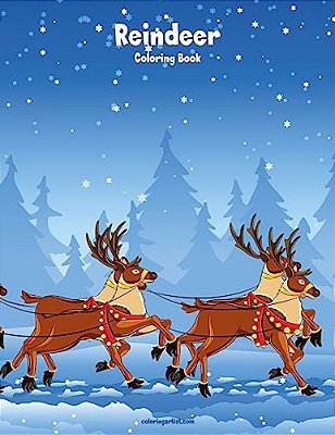 Reindeer Coloring Book 1-..