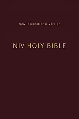 Niv, Holy Bible, Compact, Paperback, Burgundy, Comfort Print-..