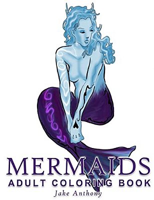 Mermaids Adult Coloring Book-..