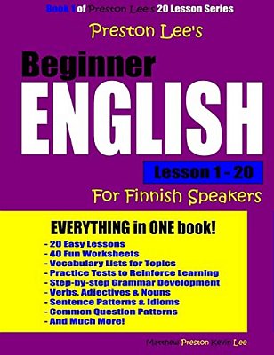Preston Lee's Beginner English Lesson 1 - 20 For Finnish Speakers-..