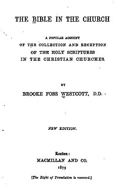 The Bible In The Church,-..