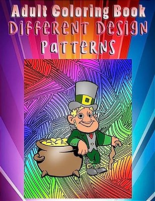 Adult Coloring Book Different Design Patterns: Mandala Coloring Book-..
