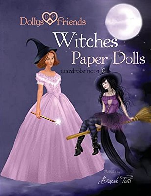 Dollys And Friends, Witches Paper Dolls, Wardrobe No: 9-..