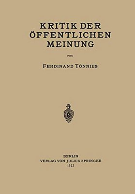 Kritik Der Öffentlichen Meinung-..
