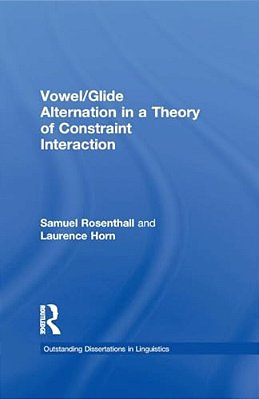 Vowel/Glide Alternation In A Theory Of Constraint Interaction-..