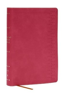 Student Study Bible: A Guide To Knowing And Living God's Word (Nkjv, Pink Leathersoft, Red Letter, Comfort Print)-..