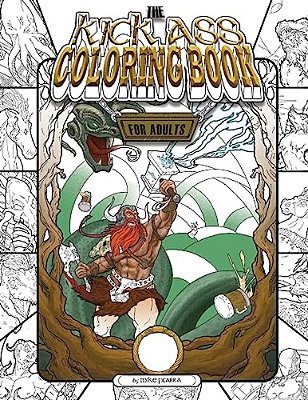 The Kick-Ass Coloring Book For Adults-..