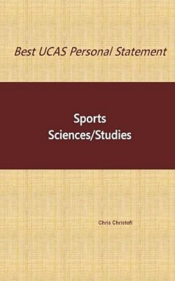 Best Ucas Personal Statement: Sports Sciences/Studies: Sports Sciences/Studies-..