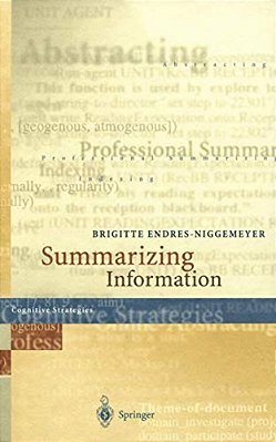 Summarizing Information: Including CD-ROM "Simsum", Simulation Of Summarizing, For Macintosh And Windows-..