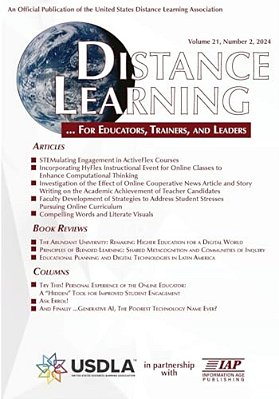 Distance Learning Vol 21 Issue 2-..