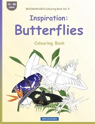 Brockhausen Colouring Book Vol. 5 - Inspiration: Butterflies: Colouring Book-..