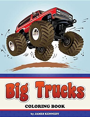 Big Trucks Coloring Book-..