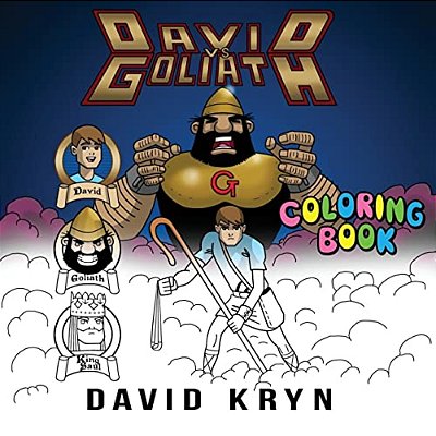 David Vs Goliath Coloring Book-..