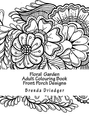 Floral Garden: Adult Colouring Book-..