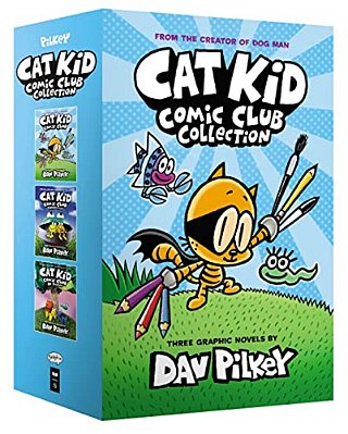 The Cat Kid Comic Club Collection: From The Creator Of Dog Man (Cat Kid Comic Club #1-3 Boxed Set)-..