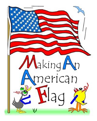 Making An American Flag: With The Chicks And Their Coop Pets-..