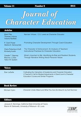 Journal Of Character Education Vol 11 Issue 2-..