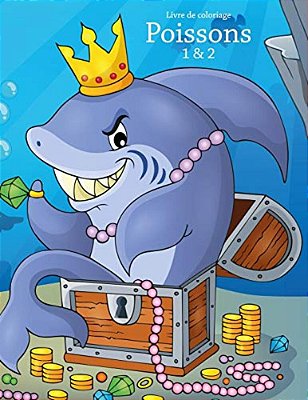 Livre De Coloriage Poissons 1 & 2-..